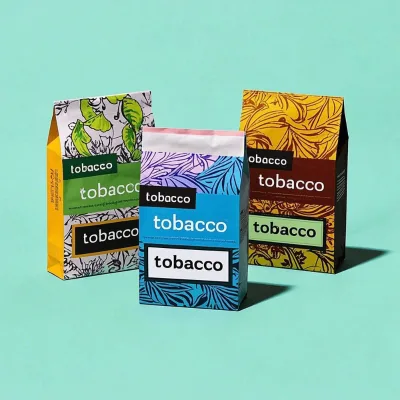 Custom Cigar Humidity Leaf Tobacco Grabba Smell Proof Food Packaging Bag Tobacco Plastic Packaging Cigar Mylar Bags