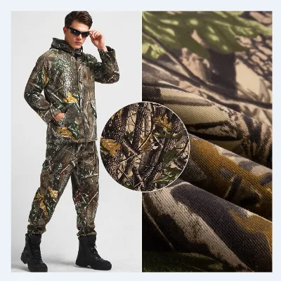Factory Customizable Eco-Friendly Flame Retardant Breathable 100% Polyester Camouflage Print Ripstop Heavyweight Workwear Fabric