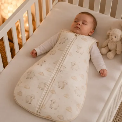 OEKO-TEX Bamboo 1.0 2.5 TOG Baby Sleep Sack Thermal Winter Boutique Sleeping Bag Wearable Blanket for Newborn Kids