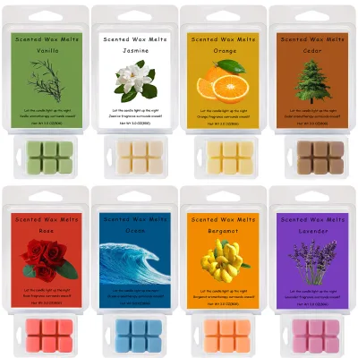 Custom DIY Scented Candle Raw Materials High Quality Cute Soy Wax Scented Candle Wax Melts Wax Tablets