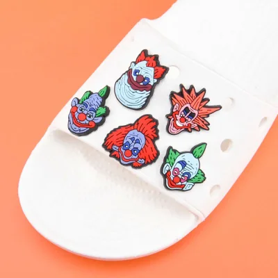 Wholesale Custom Anime Cartoon Logo PVC Rubber Clog Shoe Charms for Decoration Accessories