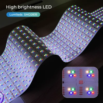 DC24V 60W SMD2835 RGBW High Brightness IP20/IP54 Waterproof 10m LED Sheet Freely Cuttable Kitchen Lighting 90 CRI