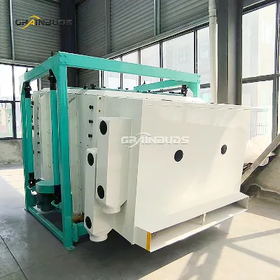 Farm Use Paddy Rotary Vibration Cleaner Sesame Seed Screening Cleaning Equipment