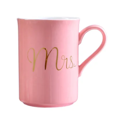 New Fashion pink Blue Grey Mug Gift Set for Man Woman Kids
