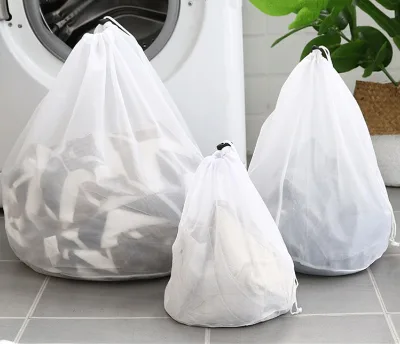 Eco Friendly Industrial Grade Extra Large Storage Travel Laundry Bag Strong Laundry Bag Mesh for Washing Machine