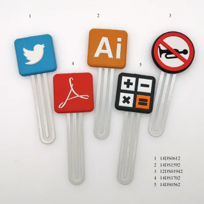 OEM/ODM Business Advertising Bookmark Custom logo Creative Design PVC Bookmark High Quality Bookmark Souvenir for Office