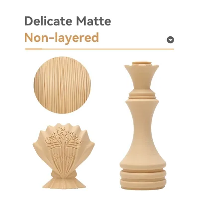 For 1.75mm PLA-Wood 1KG High Speed 3D Filament Natural Color DIN CERTCO EN13432 Certified for Moulding
