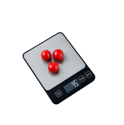 Wholesale Hot Sales Home Use 10kg Digital Kitchen Food Scale 1g LED Display Glass and Stainless Steel Material Battery Powered
