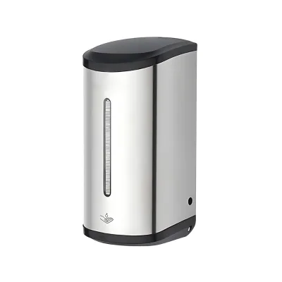 304 Stainless Steel Induction Soap Dispenser, Commercial Wall Mounted Non-contact Soap Dispenser, 850ML Drip Hand Soap Dispenser