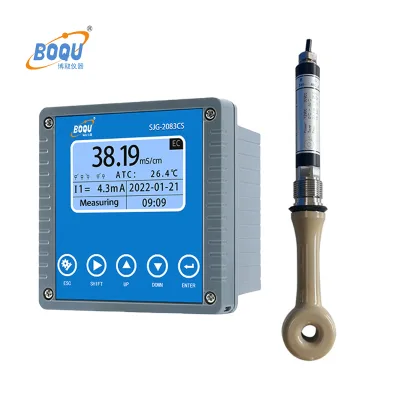 SJG-2083CS Acid Alkali NaCl/NaOH/HCl/NHO3/KOH/NHO3 Inductive Acid Alkali Conductivity Concentration Controller/Analyzer/Meter