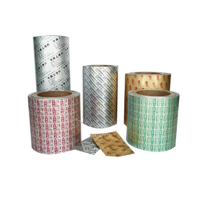 Factory Price Printed Pharmaceutical Aluminum Foil PTP 20-25mic Blister Pills Packaging Foil