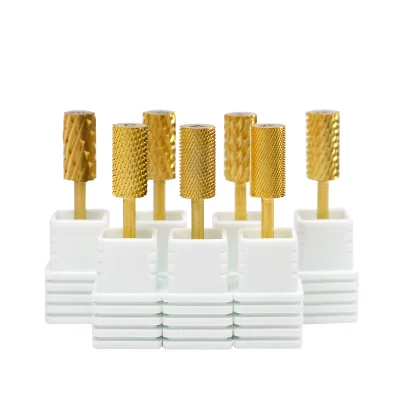 Wholesale Professional 5 in 1 Bits Set Pulidor Unas Carbide Nail Drill Bit Tungsten Nail Filing Bits Manicure Broca Unas