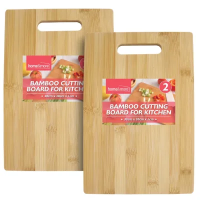 Wooden Cutting Boards,Bamboo Cutting Boards for Kitchen, Durable Bread & Meat Serving Boards, Eco-Friendly for Everyday Use