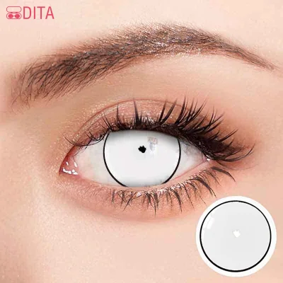 Halloween Crazy Ghost Colored Contact Lenses Lentes De Contacto Cosplay sharingan Contact Lenses