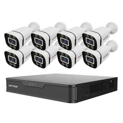 POE KIT 8CH Camera Kit HD Lens 3.6MM IR Cut Filter with Auto Switch included 500GB hard disk as whole system