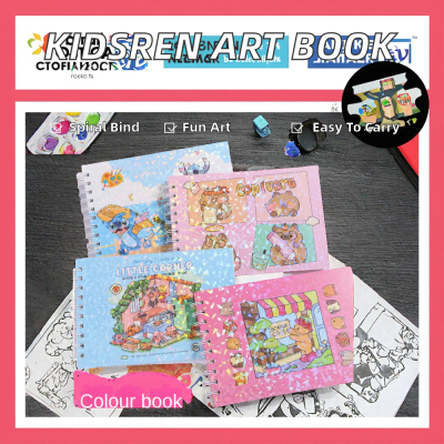 Kids' A5 Portable Address Book with Paper Cover Spiral Binding Gift for Kindergarten Wholesale Stationery