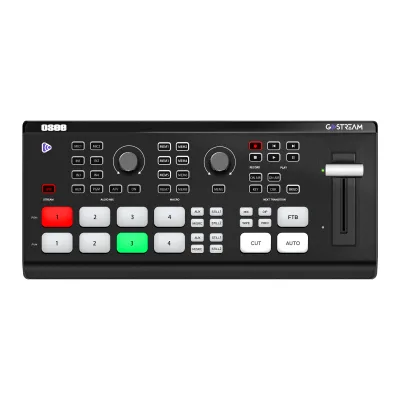 OSEE GoStream Deck 4K Video Mixer Switcher 4ch HDM1 Input 4K Lossless Output Multi Machine Live Streaming Audio Switcher
