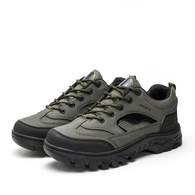 Spring and Autumn Men's Outdoor Hiking Shoes Men's Casual Non-slip Work Shoes Wear-resistant Walking Shoes