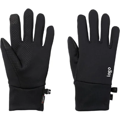 Outdoor Sports Waterproof Plain Polyester Winter Plush Warm Antis Kid Wrist-Length for Screen Gloves Needle Detection for