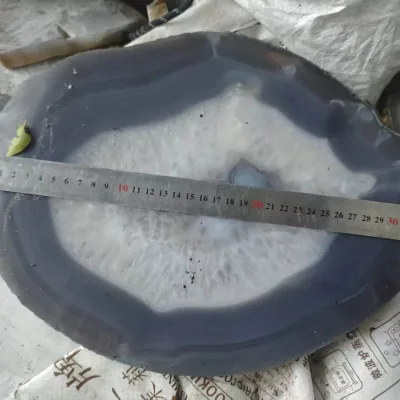 Wholesale Bulk Druzy Brazilian Extra Large Agate Slice Natural Crystal Meditation Stone Crafts Big Coaster Slices