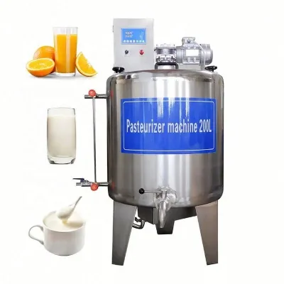 Factory Milk Pasteurization and Packaging Machine Batch Pasteurizer