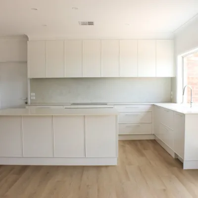 Free Combination One Stop Solution MDF Storage Kitchen Cabinet Design