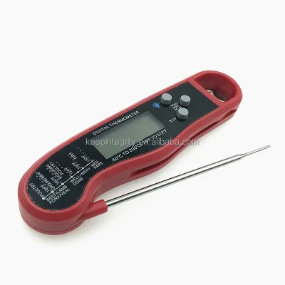 BBQ Grill Meat Oil Milk Temperature Tester Kitchen Food Foldable Waterproof Probe Thermometer with Beer Bottle Opener