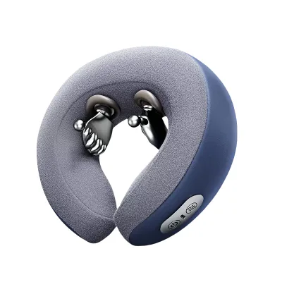 Hot Selling U-Shaped Car Kneading Massage Pillow for Neck Support