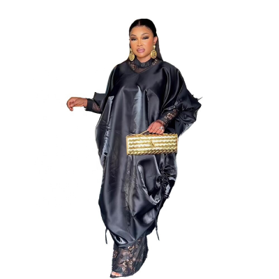 New Arrival African Kitenge Design Maxi Dress Hooked Cloak Ready Made African Dresses Lacy Underwear African American Dresses