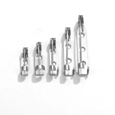 Trend 17/21/25/32/38Mm Stainless Steel Diy Brooch With Safety Lock
