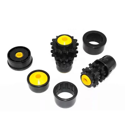 Factory Direct Sales Plastic Double/Single Sprocket Conveyor Roller End Caps for 08B Chain