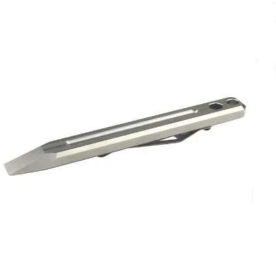 Titanium Prybar in Titanium Alloy Ti6Al4V Polishing Surface Burnt Color for Fishing Tools Accept Customized Parts
