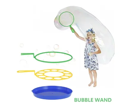 Hot Sale Summer Toys Set of 2 Large Giant Big Size Outdoor Bubble Maker Toy String Bubble Wands Toys for Kids