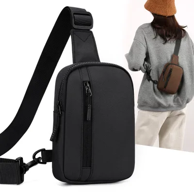 Factory Wholesale Small Men's Crossbody Messenger Bag Designer Side Bag for Men Trendy Stylish Mini Chest Bag