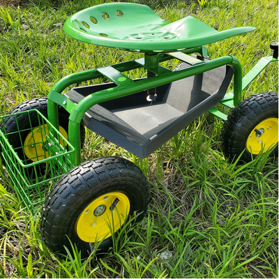 Popular Fashion Novel Customized Garden Cart the Price Reasonable Garden Trolley Wagon Cart Seat Cart