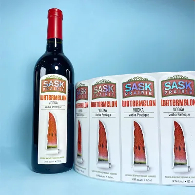 Custom Cold Foil Wine Bottle Label-high Definition&waterproof