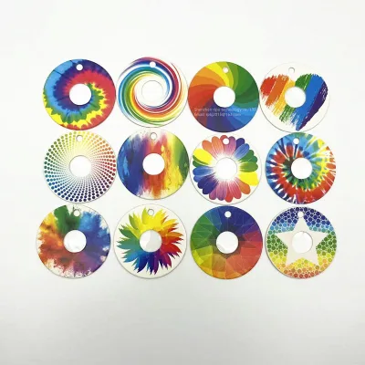 Diffractive Photography Glasses AR Glass Diffraction Grating Lens Circular Disc Plastic Glass
