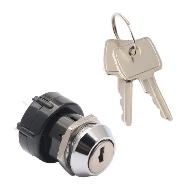 JK221 Industrial Key Lock Switch for Electric Equipment On/Off Control High Security Easy Operation