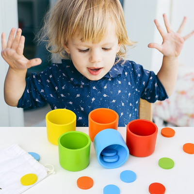 Color Classification Wooden Desktop Game Toy Multifunctional Educational Kindergarten Toy Made of Wood