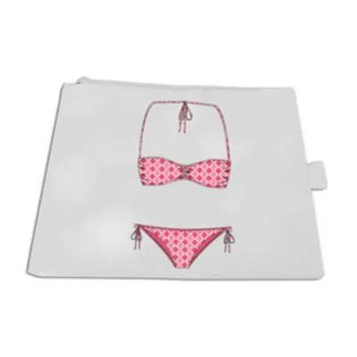 Colorful women's laundry bag, made of PVC with logo
