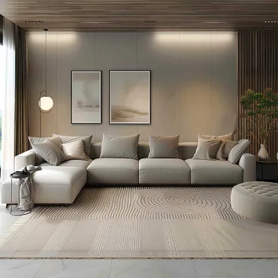 Customized Embossed Soundproof Commercial Block Flooring Office Wall to Wall Carpet Tile