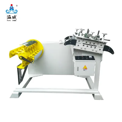 Dongguan HAIWEI 2 in  1 Uncoiler Leveling Machine Coil Straightener Pneumatic Straightening Tool Metal Metallurgy Machinery