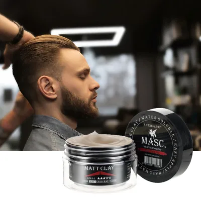 Private Label Customize Packaging Hair Defining Cream Organic Hair Styling Wax for Barber Shops