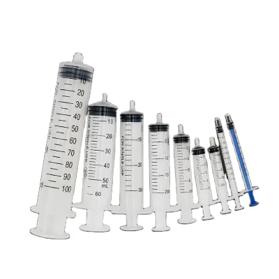 Wholesale Disposable Plastic Luer Slip Syringe With Needle for Veterinary Dispensing Syringes 1ml 2ml 3ml 5ml