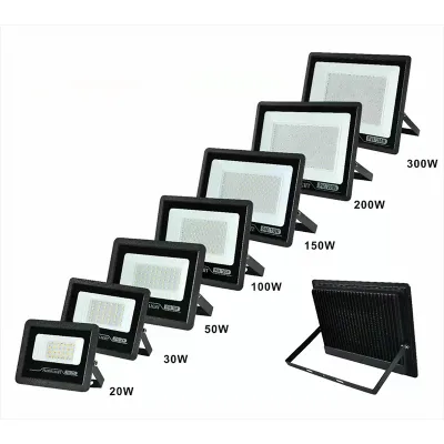 Ultra Thin LED Floodlight with Aluminum Body IP65 6000K 120 Beam for Outdoor