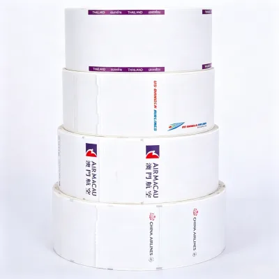Airline Baggage Custom Evident for Roll Tag Tags Tamper Thermal