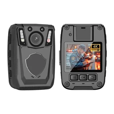 Hot Sale UHD 1296P Portable Body Worn Camera with 64GB memory 2.0" LCD Screen Recorder IR Night Vision Camera for Security Guard