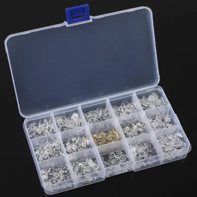 Non Slip Push in Sunglass Eyewear Repair Toolt Practical Clear Screw on Glasses Nose Pads Fashion Transparent