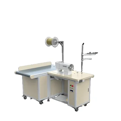 Adopt Conveyer Belt Synchronous S-FOLD Curtain Tape Hemming Machine