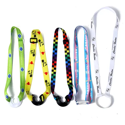OEM/ODM Water Bottle Lanyard Polyester Lanyards with Logo Custom Promotional Lanyards
